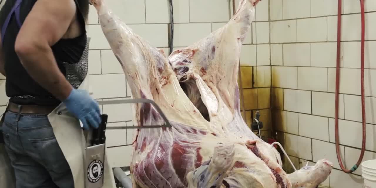 How to Skin a Beef Cow and Remove the Hide | The Bearded Butchers