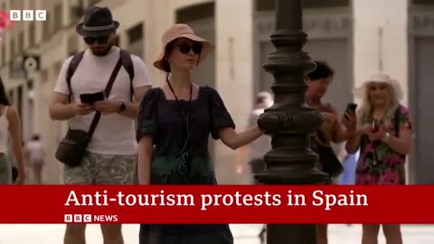 Anti tourist protest across Spain continue despite economic growth