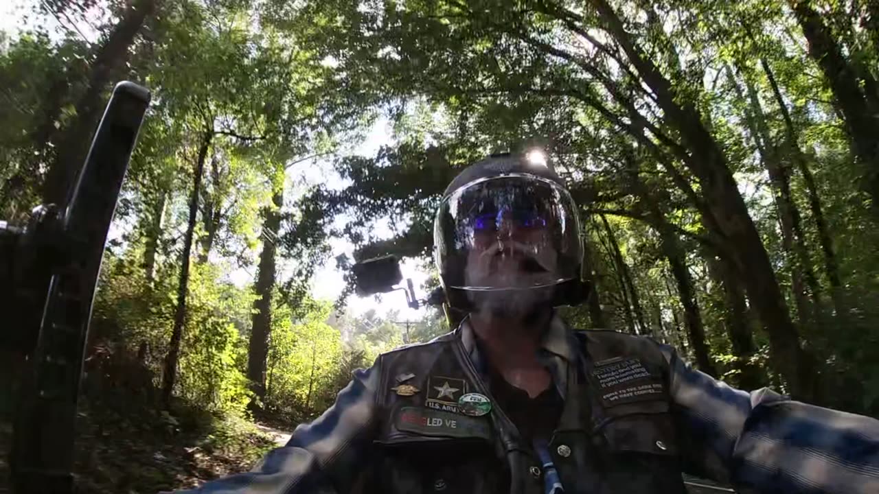 Patch sewing @ Old Glory HD, another YouTuber in the Wild and ride talk