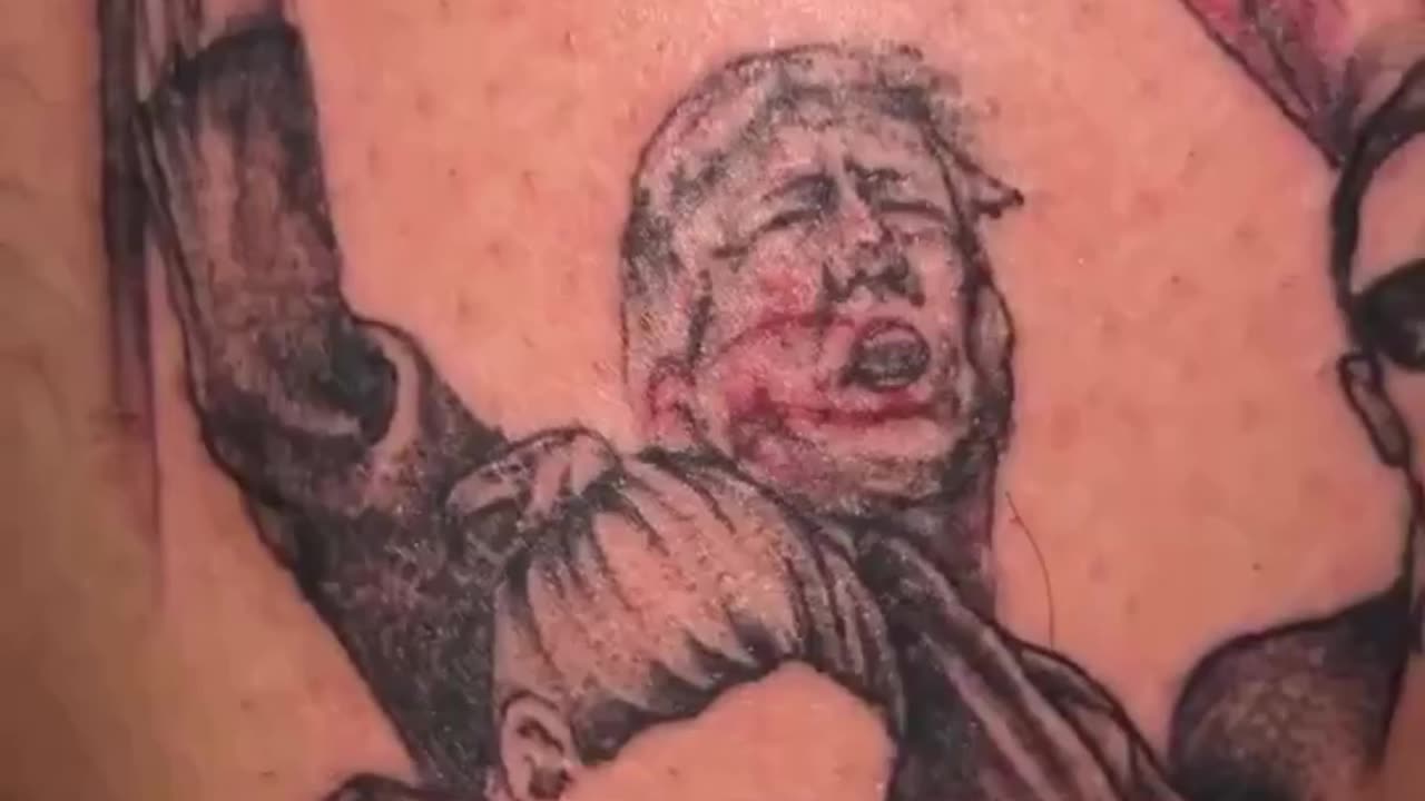 Trump Assassination's Tattoo goes Viral …