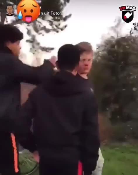 French boy jumped by foreigners