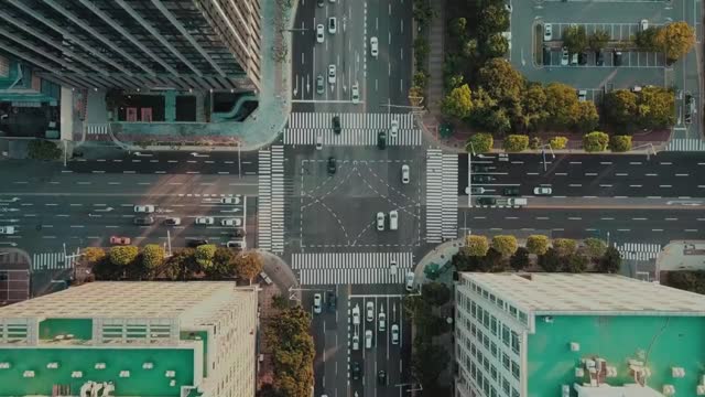 Spectacular City Life Drone Footage