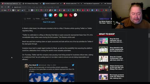 Elon puts hold on Twitter takeover