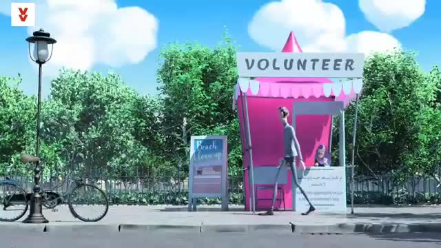 Best inspiring animated short film volunteer your time