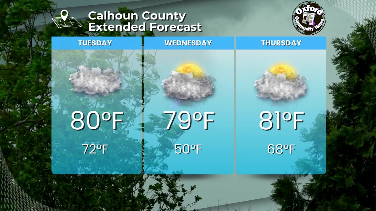 Stormy Skies Ahead: Strong Afternoon Thunderstorms Forecasted | Northeast Alabama | July 23 2024