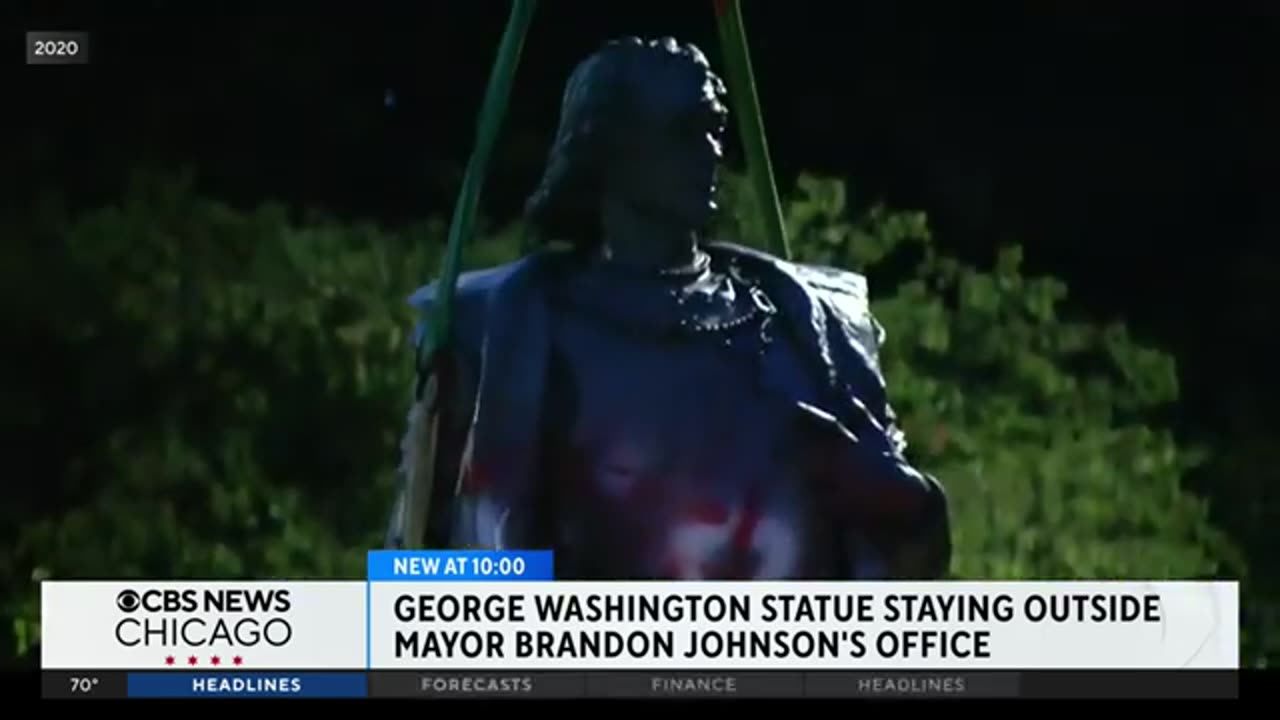 Chicago Mayor Changes Course on Replacing George Washington Statue