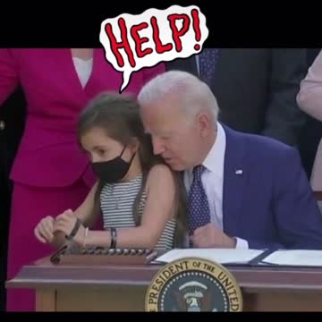 Creepy Joe Biden Back To Sniffing Little Kids Again