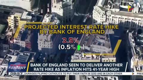 Bank of England seen to deliver another rate hike as inflation hits 41-year high