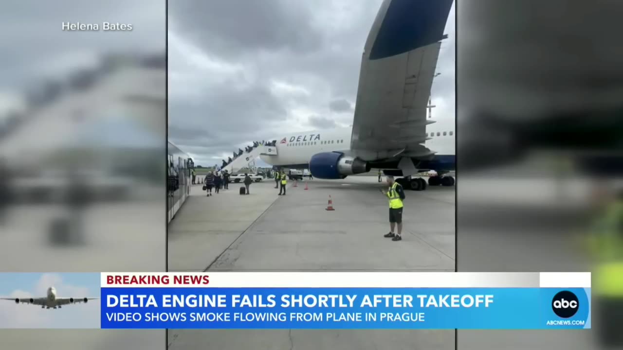 Delta Engine Fails Shortly After Take Off | GMA