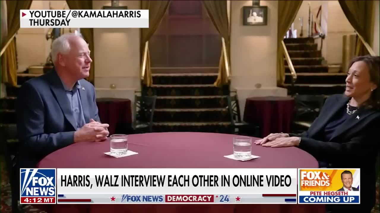 "Harris and Walz Roasted: ‘Fox & Friends’ Reacts to Awkward Interview"