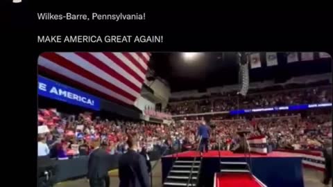Wilkes-Barre, PA, DJT Rally - JUST LIKE BEING THERE on 9/3/22