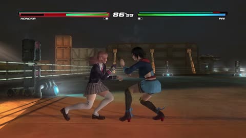 Honoka + Hiotomi vs Kokoro + Pai
