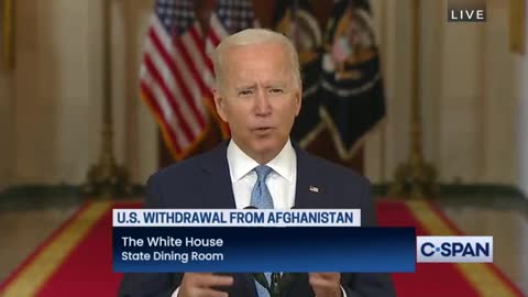 A Year Ago Today, Biden Calls Afghanistan An "Extraordinary Success