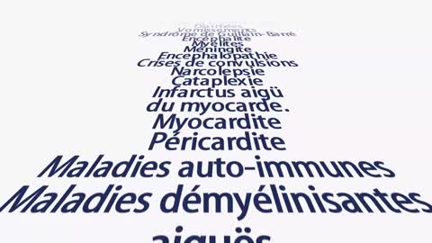 Liste des effets indésirables possibles après vaccination COVID