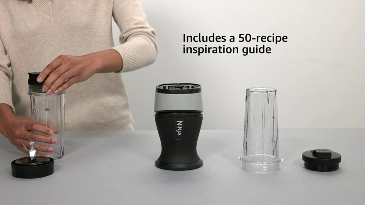 Ninja Fit Compact Personal Blender, Portable Blender for Smoothies