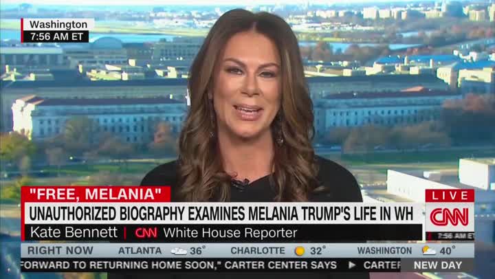 Delusional Kate Bennett claims Melania's choice to wear pantsuits is "resistance signaling"