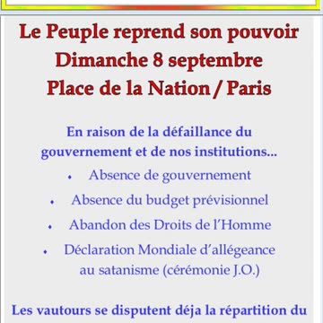 VOUS VOULEZ RETROUVER VOTRE LIBERTE LE NOMBRE FERA BOUGER L'ARMEE !