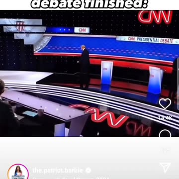 The Moment You Didn't See After The Trump-Biden Debate