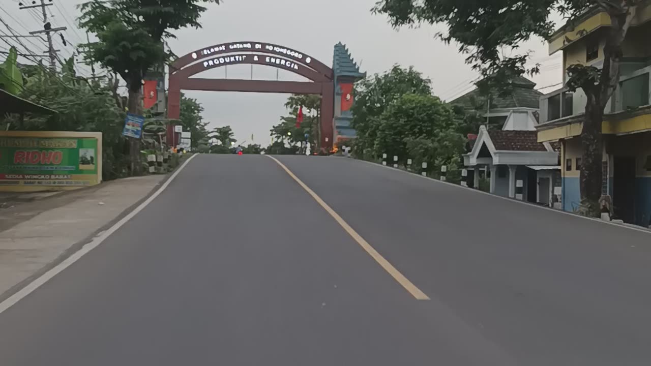 Perjalanan pulang dari kota