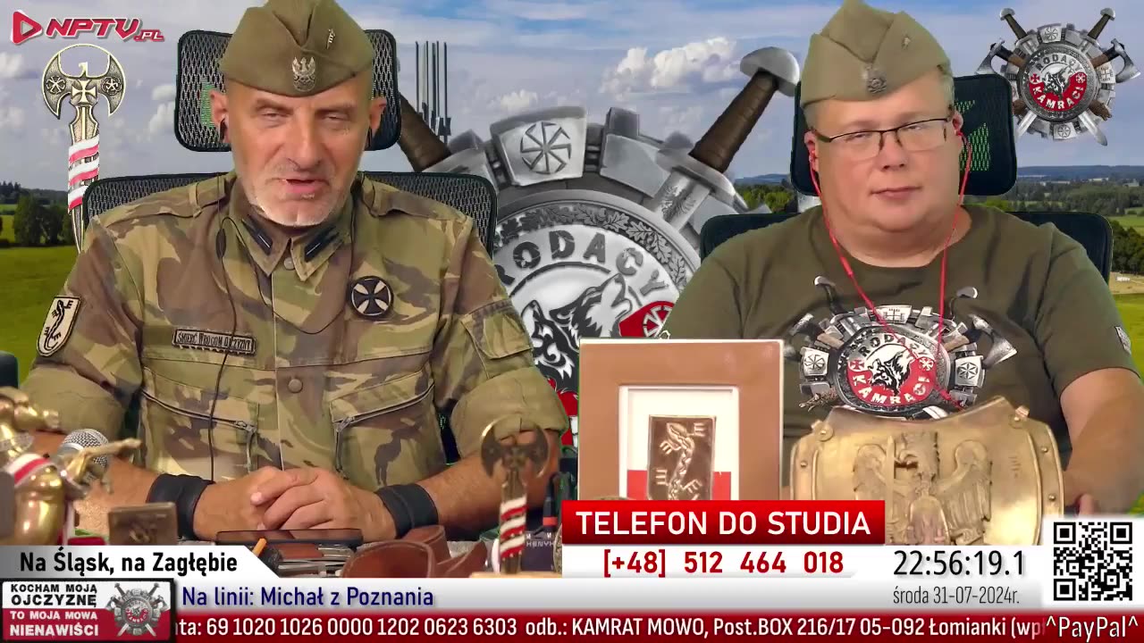 Na Śląsk, na Zagłębie. Śr. 31.07.2024r. W. Olszański, M. Osadowski NPTV.pl Rodacy Kamraci