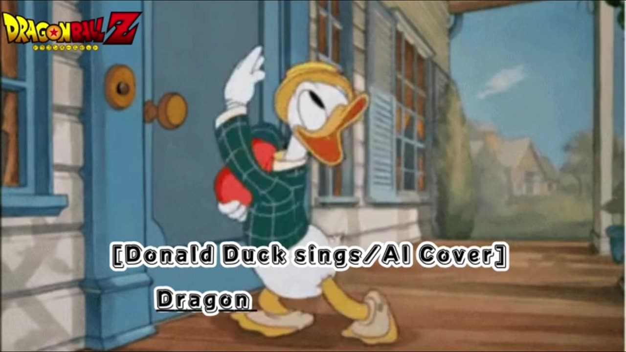 [Donald Duck sings/AI Cover] Dragon Ball Z Opening 2 | Hironobu Kageyama - We Gotta Power