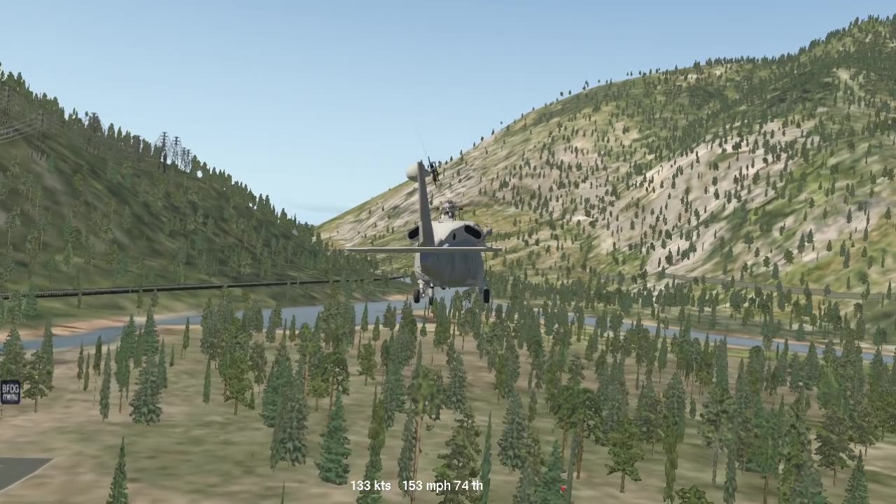 Is there a BERMUDA Triangle in Montana - Xplane 11 - Blackhawk UH60 -