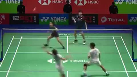 Longest rally in badminton 🏸 82 shots