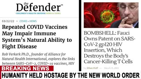 Covid Death Jab Destroys Your Immune System