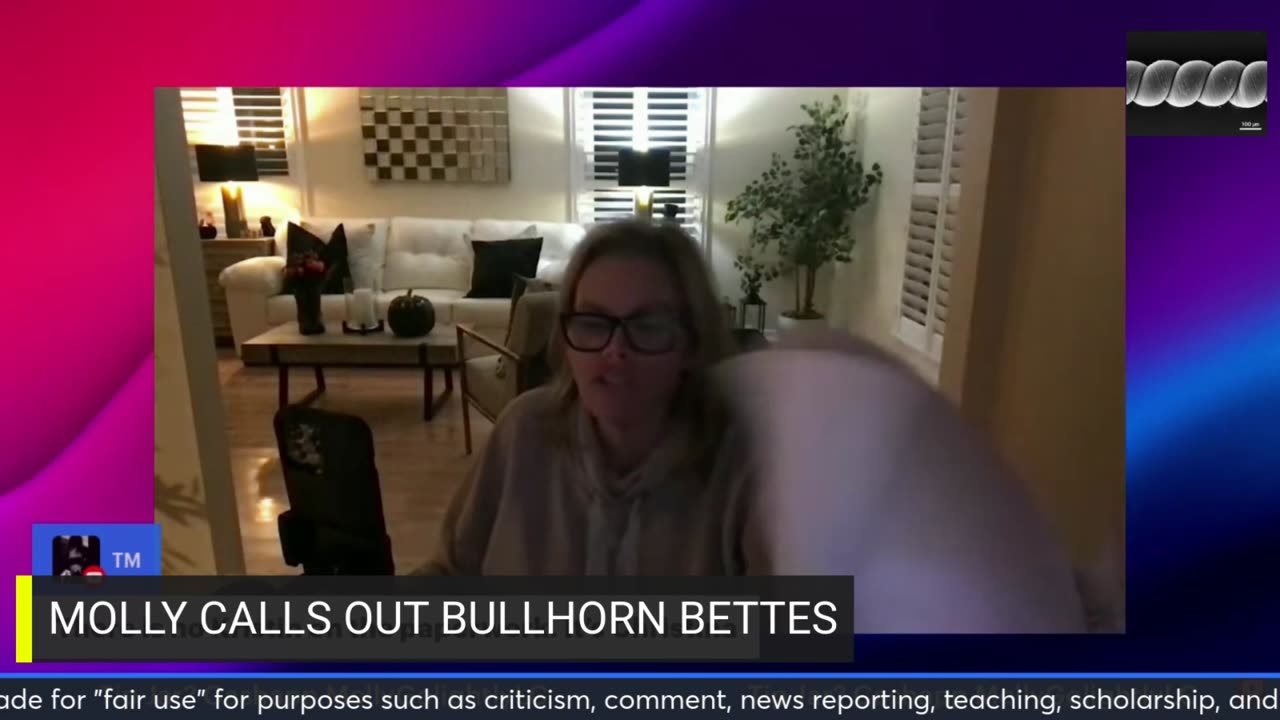 MOLLY GOES OFF ON BULLHORN BETTE-DROPS THE TEA!