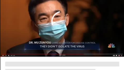 Chinese CDC Chief Epidemiologist Dr. We Zunyou