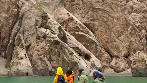 Lake Kel-Suu is one of the most beautiful lakes in Kyrgyzstan