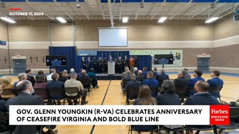 Virginia Governor Glenn Youngkin Celebrates Anniversary Of Ceasefire Virginia And Bold Blue Line