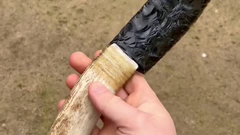 Making an Obsidian Knife!