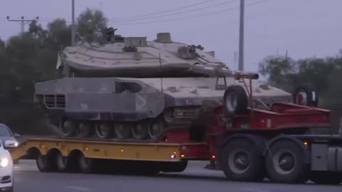 Autentické záběry shromažďování tanků IDF na hranicích Izraele s Libanonem!