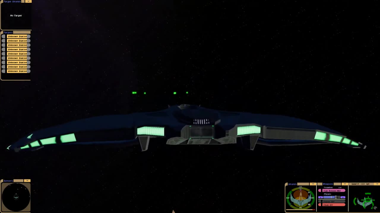 Romulan Type V BOP vs. Romulan Type D BOP