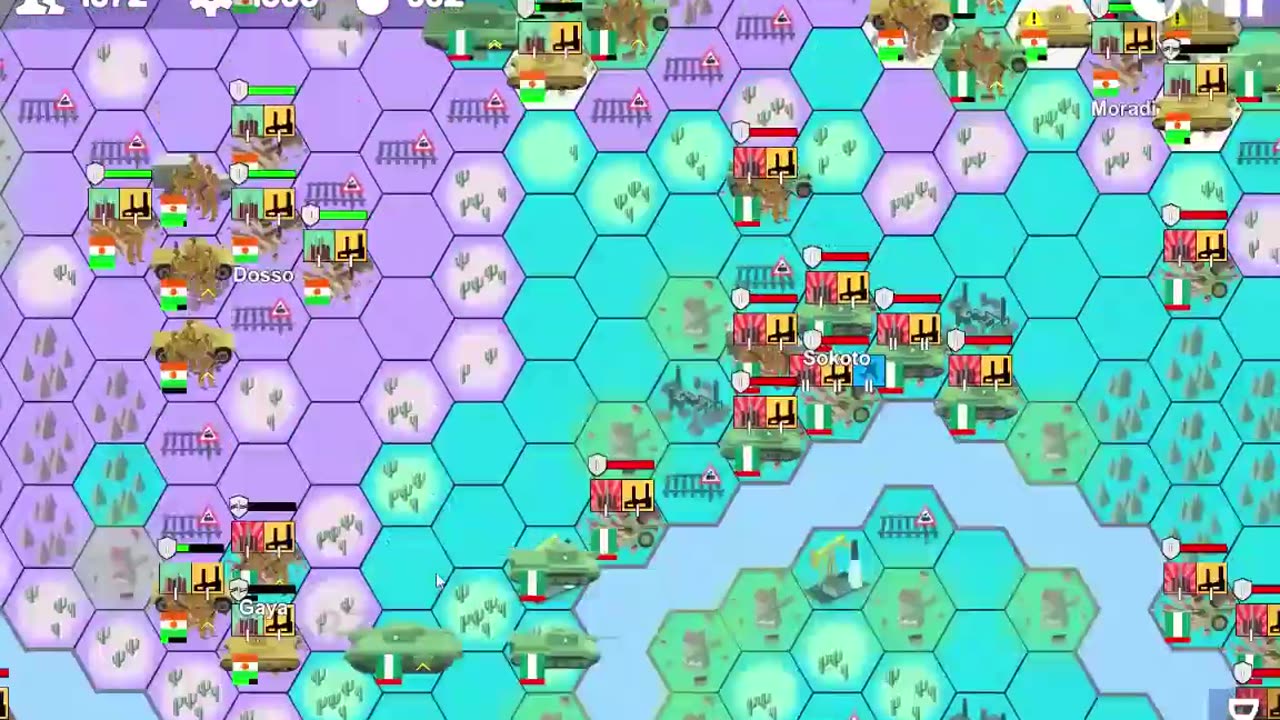 Niger counterattacks in Armchair Commander game