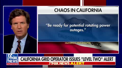Tucker Slams Newsom: You Run CA to the Ground and You Want Citizens to Not Use Appliances