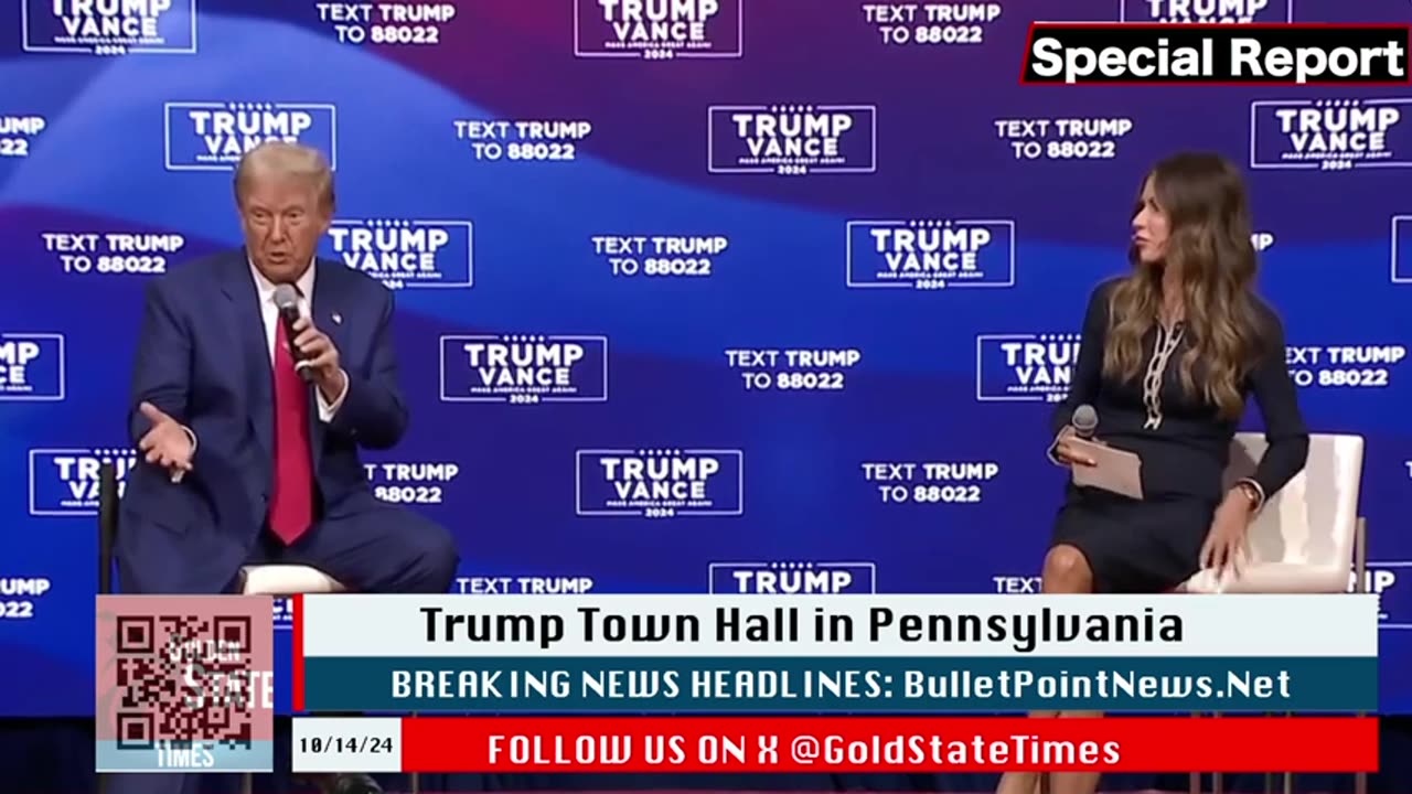 MUST WATCH: Trump's JAW DROPPING Answer SHOCKS Town Hall in Pennsylvania!