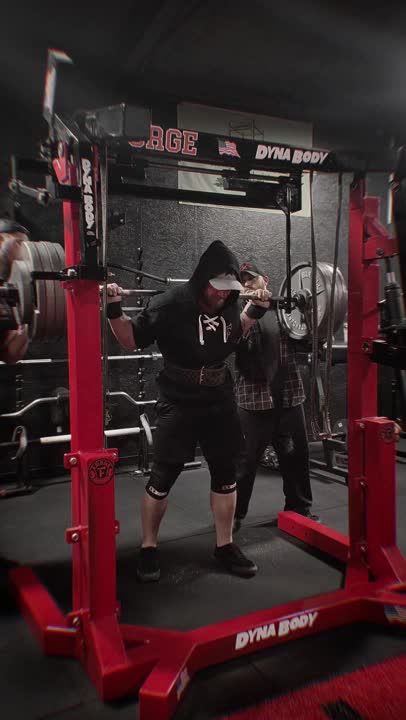 MAN GETS EMOTIONAL AFTER BREAKING HIS SQUAT RECORD.