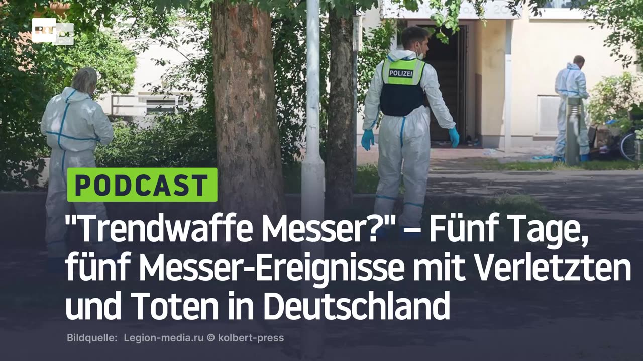 "Trendwaffe Messer?" – Fünf Tage, fünf Messer-Ereignisse mit Verletzten und Toten in Deutschland