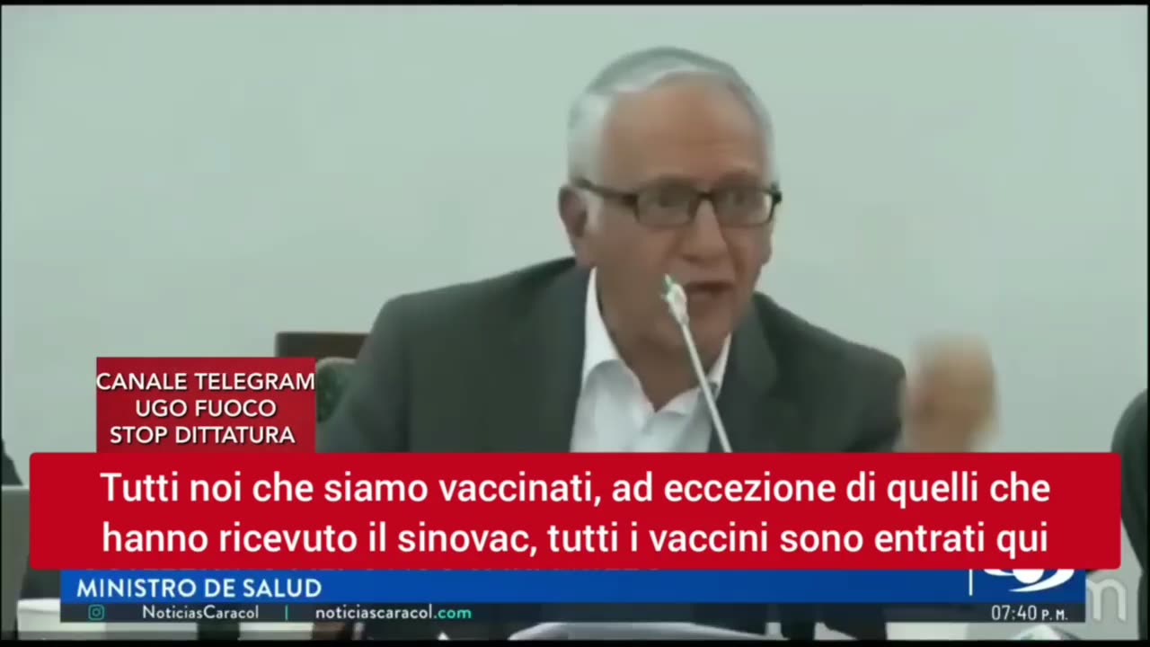 Ministro della sanità Colombiano i vaccinati contro il covid sono le cavie del più grande....