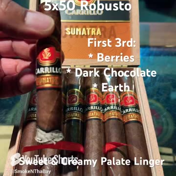 EP Carrillo Sumatra 5x50 Robusto #Short #CigarOfTheDay #Shorts #Cigars #Cigar #Stogie