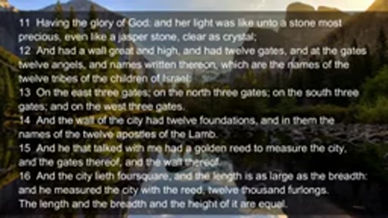 Revelation Chapters 21 & 22: 1 Corinthians 15:1-4 Gospel Message At End: