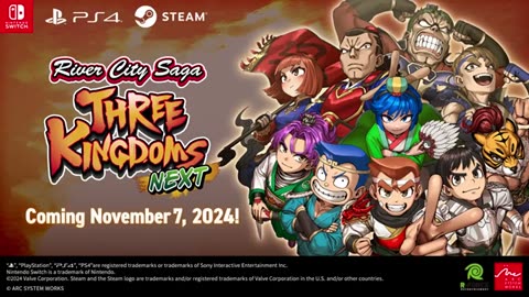 River City Saga: Three Kingdoms Next - Official Announcement Trailer