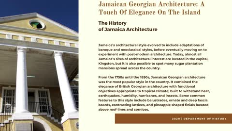 The History of Jamaica Architecture