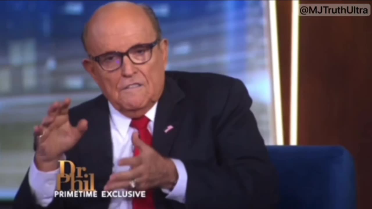 Rudy Interview w/Dr.Phil (“This Is Really Disturbing”)