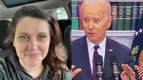 Fake Biden Mask Falling Off On Camera