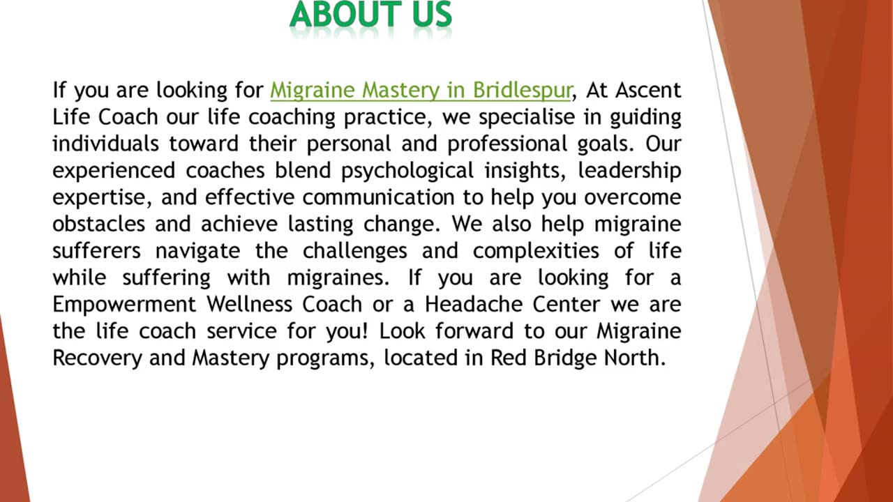 If you are looking for a Headache Center in Bridlespur