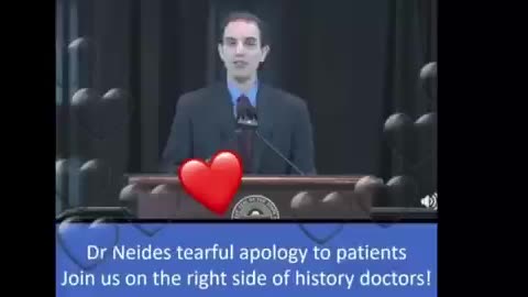 Dr. Neides Apology