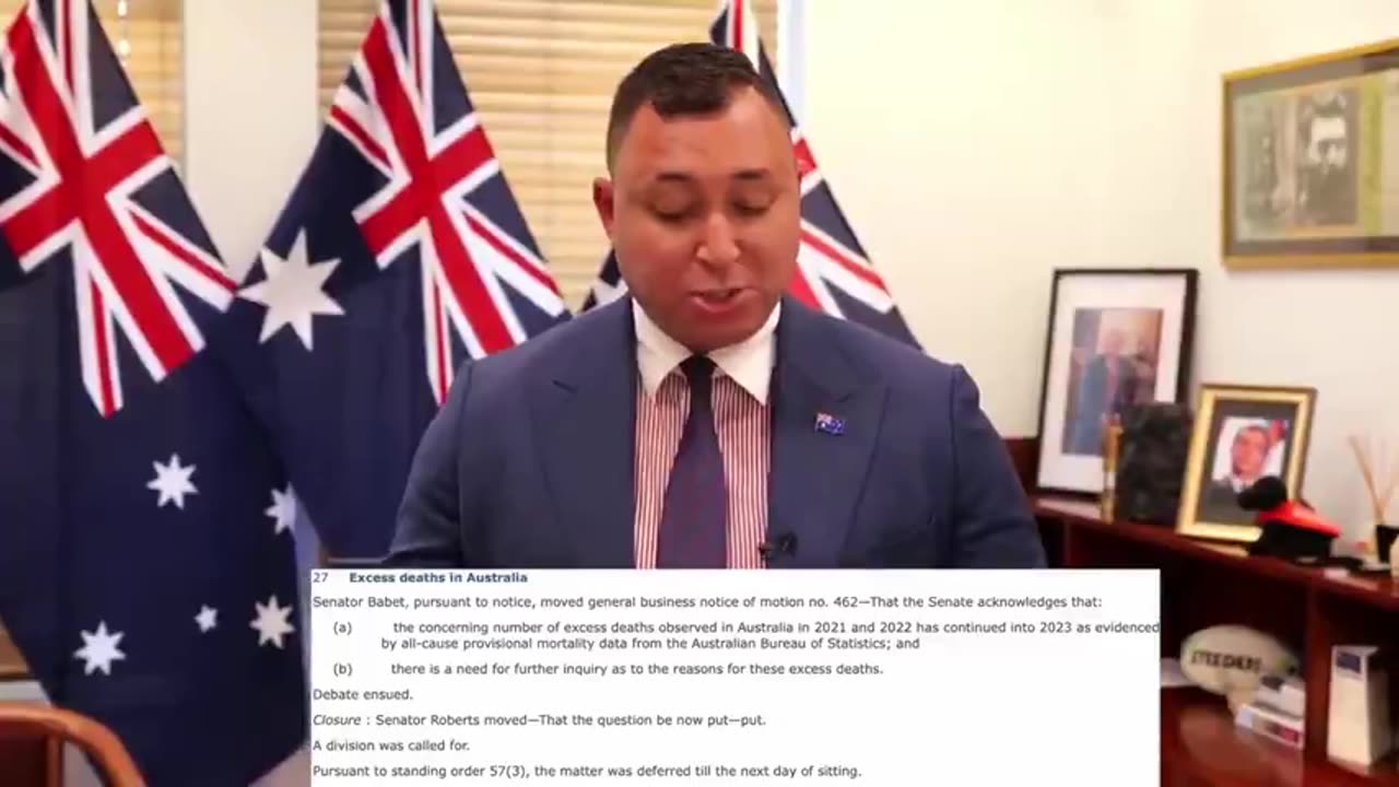 Breaking News Australian Senator Babet has just announced a major victory for the Australian people